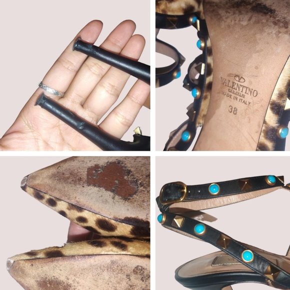Valentino Garavani Rockstud Leopard Stilettos !!! - Picture 11 of 11